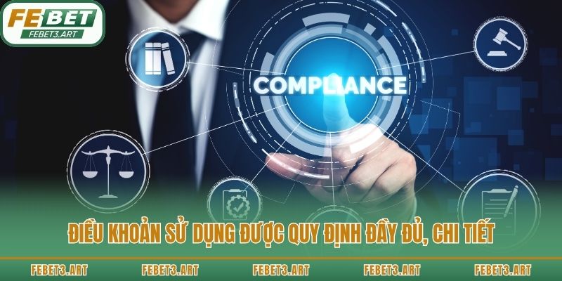 Điều khoản sử dụng được quy định đầy đủ, chi tiết